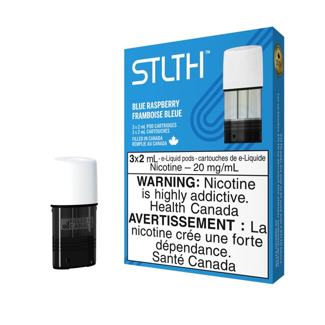 STLTH BLUE RASPBERRY  20MG  POD