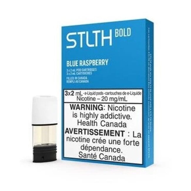 STLTH BLUE RASPBERRY  50 BOLD POD