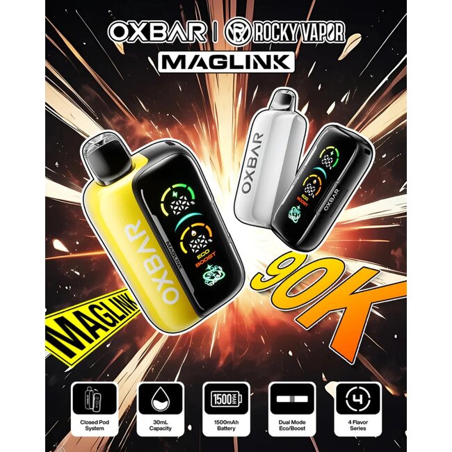 OXBAR ROCKY VAPOR OXBAR MAGLINK STARTER KIT 90K