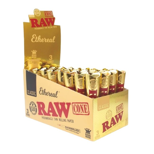 RAW RAW ETHEREAL PRE-ROLLED CONES
