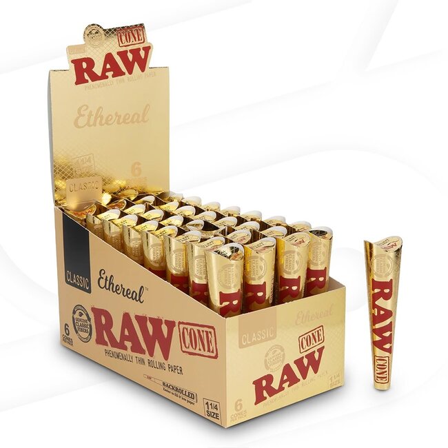RAW RAW ETHEREAL PRE-ROLLED CONES