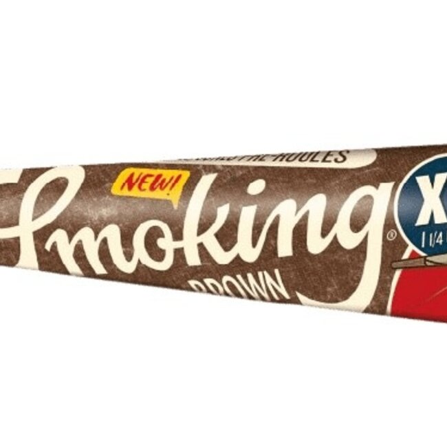 SMOKING SMOKING BROWN 1-1/4 ROLLING CONE