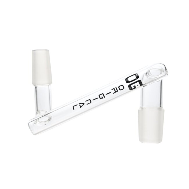 OG  GLASS OG 14MM TO 19MM MALE TO MALE DROP DOWN ADAPTER