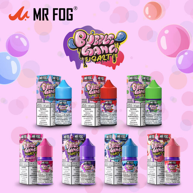 MR FOG MR FOG E-LIQUID BUBBLE GANG SALT NIC