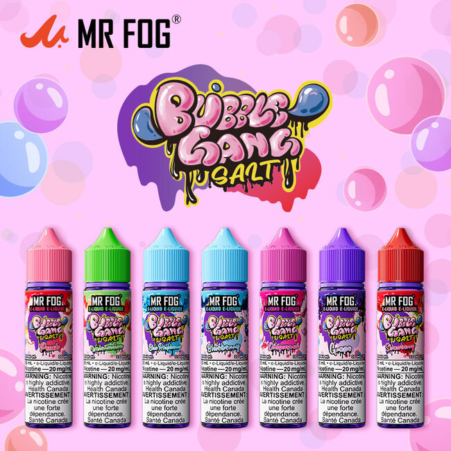 MR FOG MR FOG E-LIQUID BUBBLE GANG SALT NIC