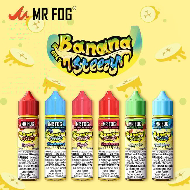 MR FOG MR FOG JUICE BANANA  STEEZY  SALT NIC