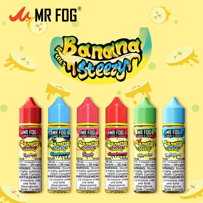 MR FOG MR FOG JUICE BANANA  STEEZY  SALT NIC