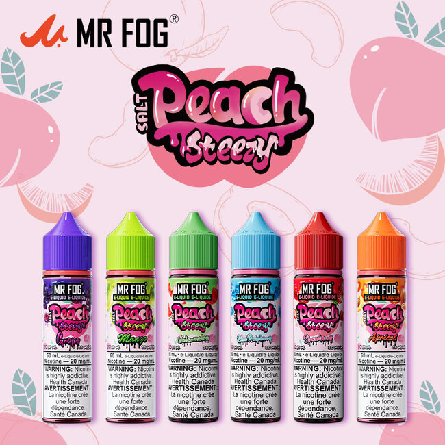 MR FOG MR FOG JUICE PEACH STEEZY  SALT NIC