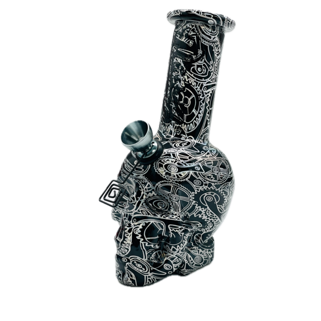 DOOZY 6'' 3D SKULL MINI POCKET BONG