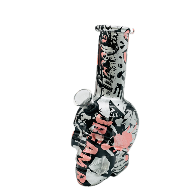 DOOZY 6'' SKULL MINI POCKET BONG