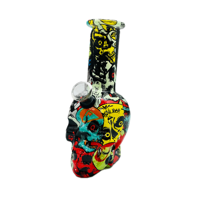 DOOZY 6'' SKULL MINI POCKET BONG