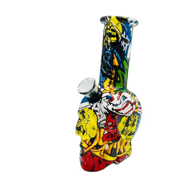 DOOZY 6'' SKULL MINI POCKET BONG
