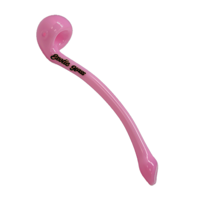 EXOTIC 9'' EXOTIC GLASS PIPE-CS154