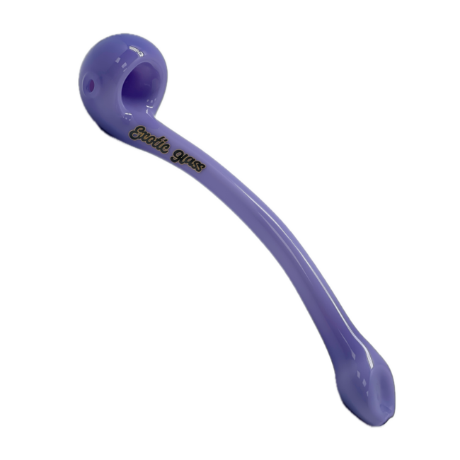 EXOTIC 9'' EXOTIC GLASS PIPE-CS154