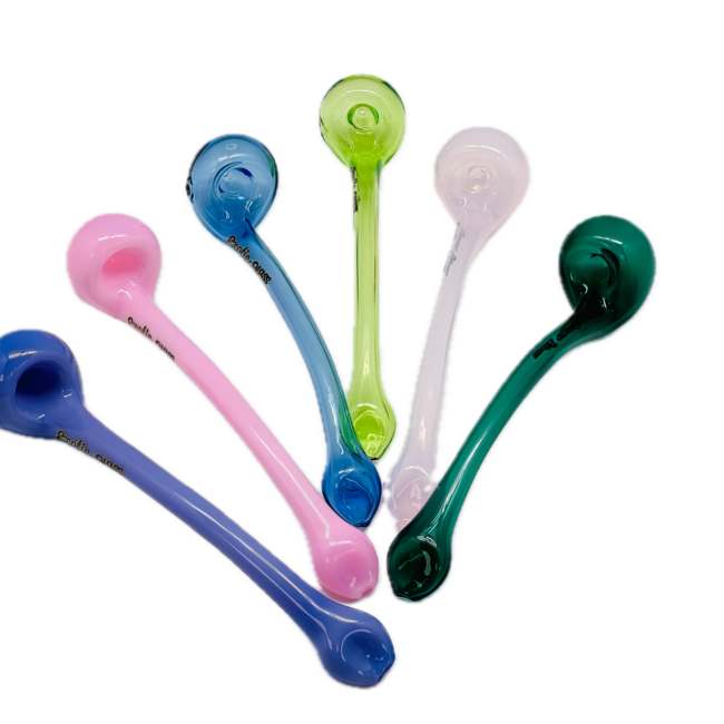 EXOTIC 9'' EXOTIC GLASS PIPE-CS154