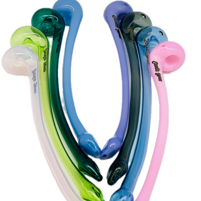 EXOTIC 14'' EXOTIC GLASS PIPE-CS154