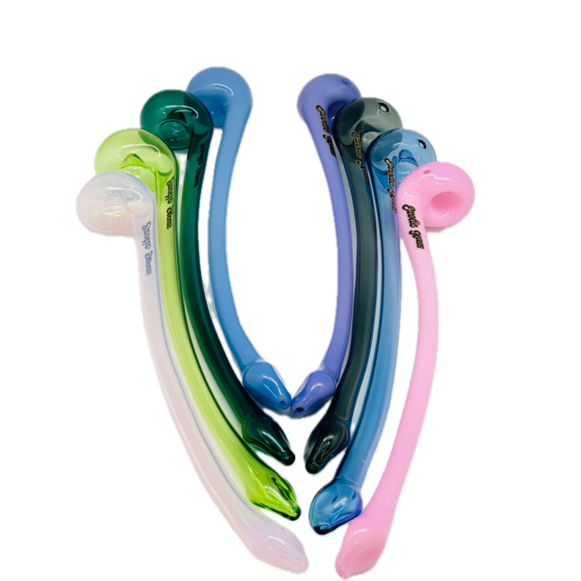 EXOTIC 14'' EXOTIC GLASS PIPE-CS154