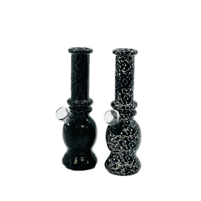 DOOZY 6'' BUBBLE BASE MINI POCKET GLASS BONG