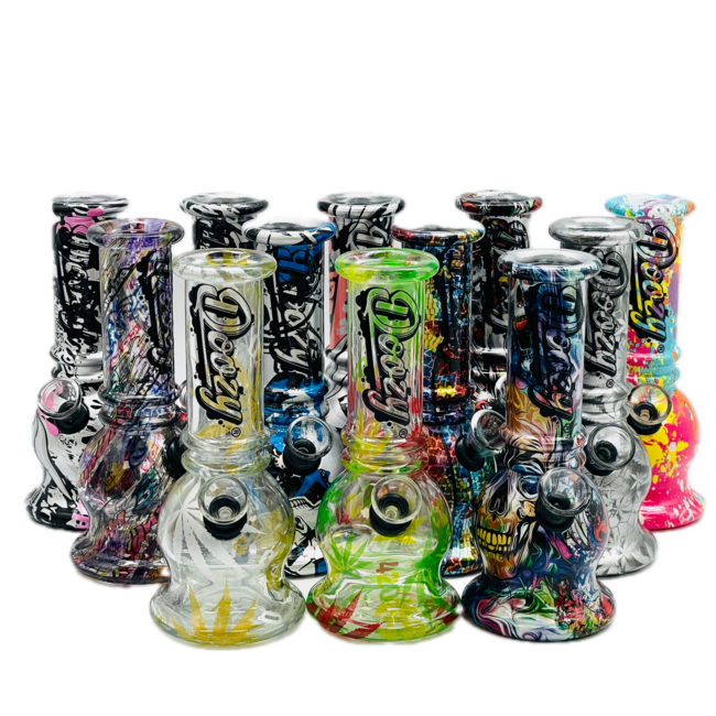 DOOZY 6'' BUBBLE BASE MINI POCKET BONG