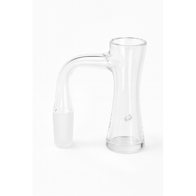 EXOTIC 14MM 90° QUARTZ HOURGLASS BANGER-C0109