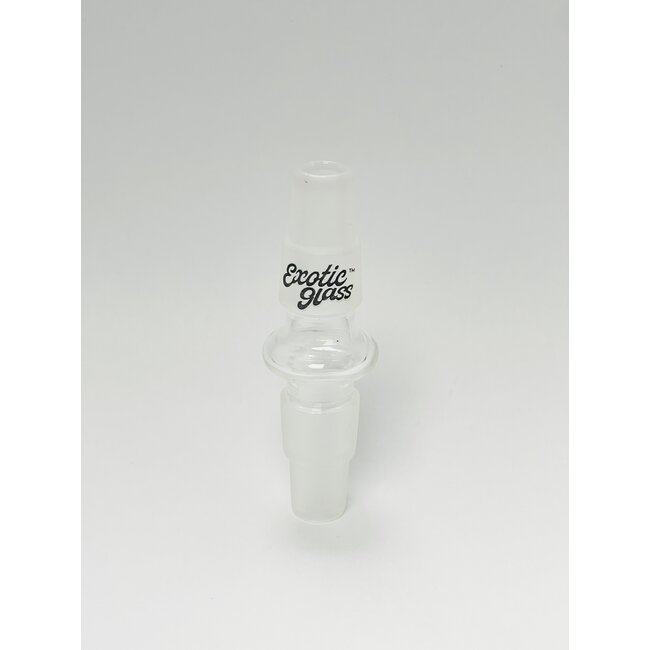 EXOTIC 18 MALE TO 14 FEMALE GLASS  ADAPTER-CD12