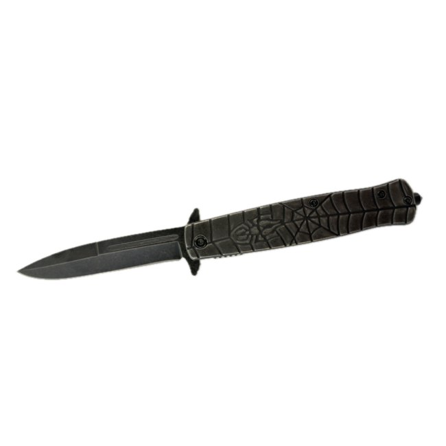 BLACK SPIDER FOLDING POCKET KNIFE-ZH468