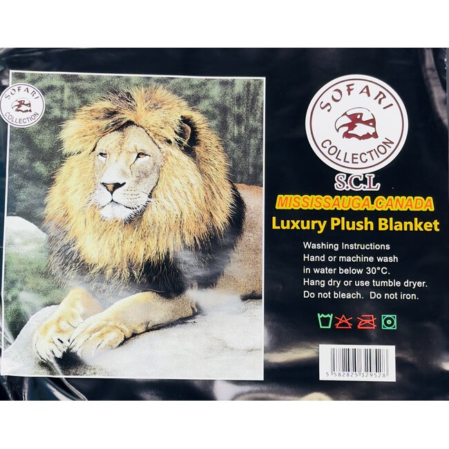 LION   LUXURY BLANKET QUEEN