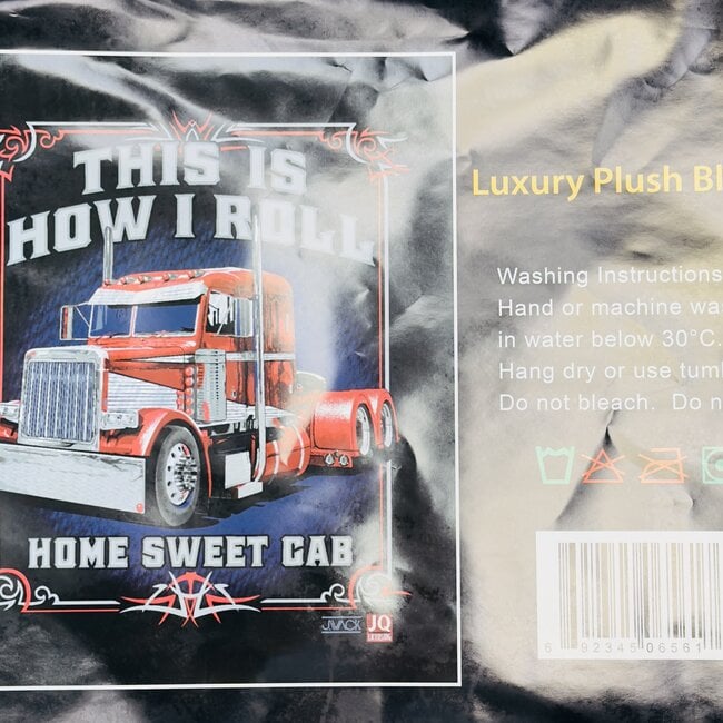 HOME SWEET CAB  LUXURY BLANKET QUEEN