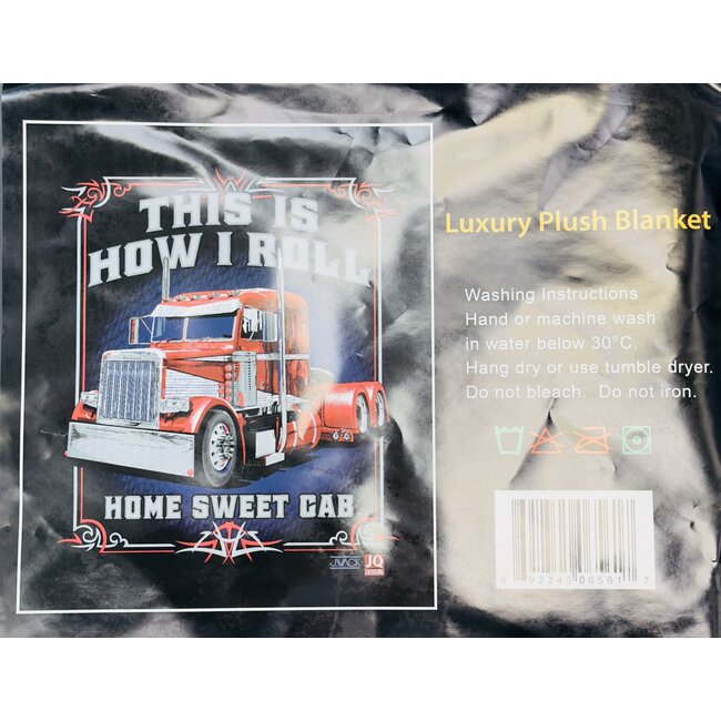 HOME SWEET CAB  LUXURY BLANKET QUEEN