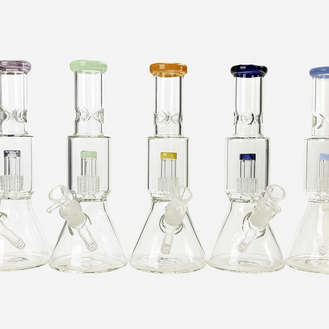 12'' SHOWER HEAD PERCOLATOR BEAKER BONG -C2244