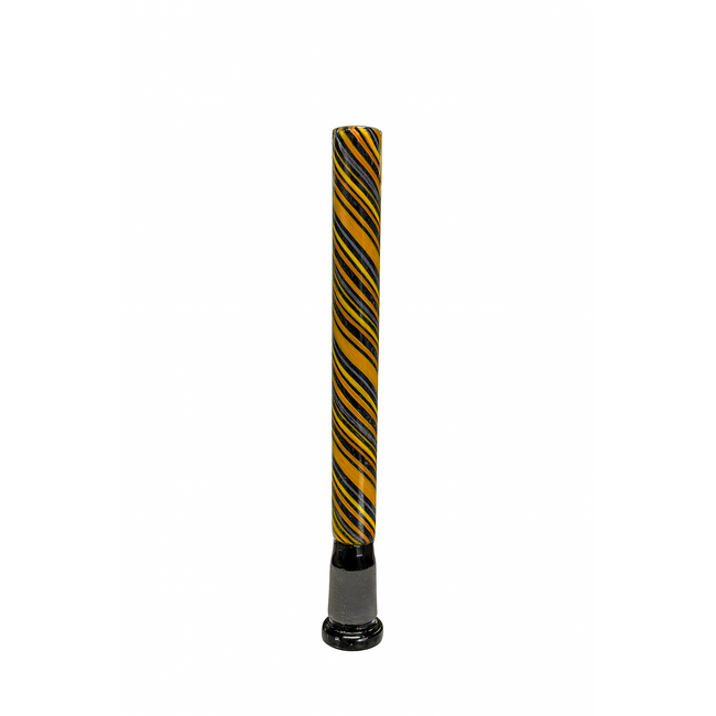 EXOTIC 4.5'' ZIG-ZAG EXOTIC GLASS DOWNSTEM-CW44