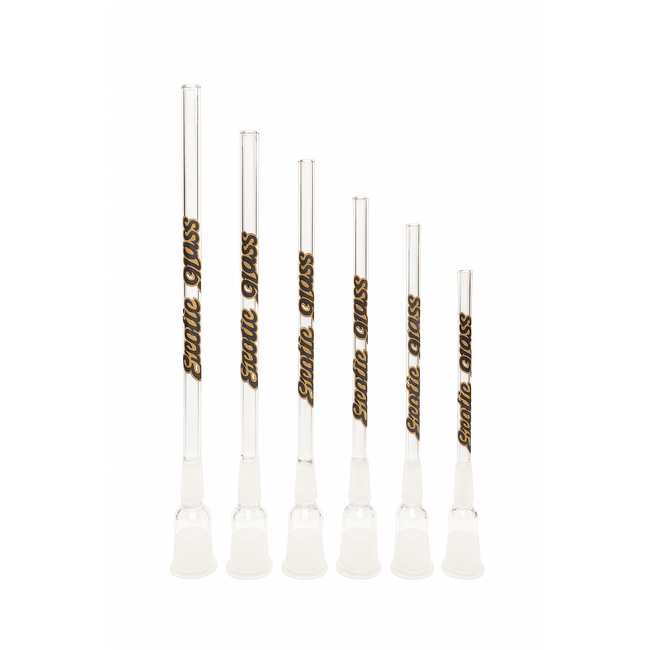 EXOTIC 18-14 CLEAR EXOTIC GLASS DOWNSTEM-CW48