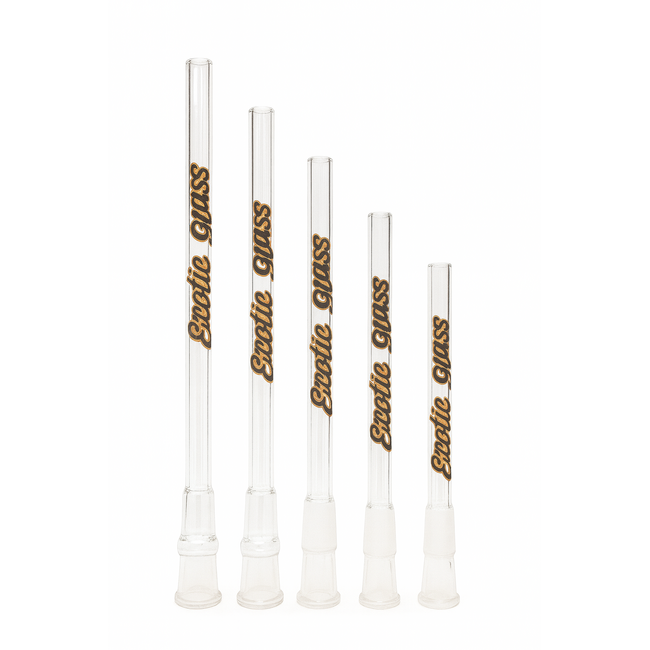 EXOTIC 18-18 CLEAR EXOTIC GLASS DOWNSTEM-CW48