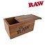 RAW RAW WOODEN SLIDE BOX