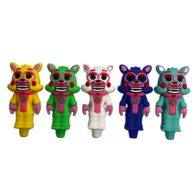 TOXIC TEDDY SILICONE PIPE-CB14