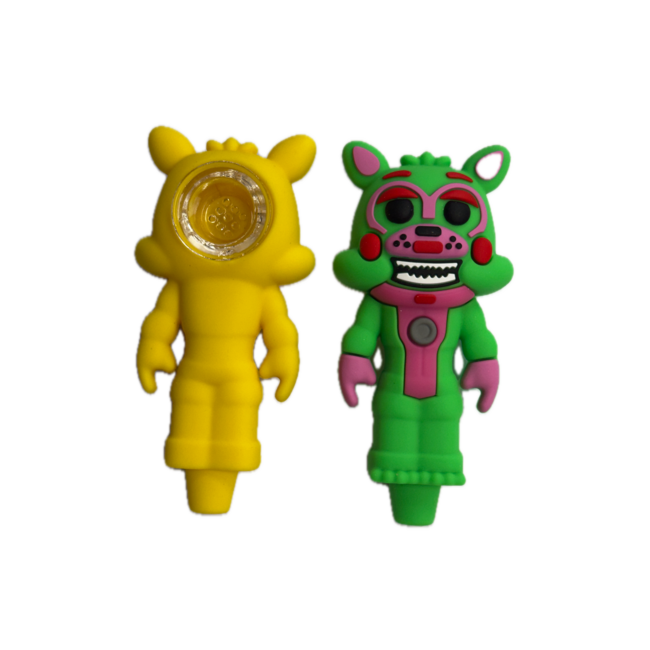 TOXIC TEDDY SILICONE PIPE-CB14