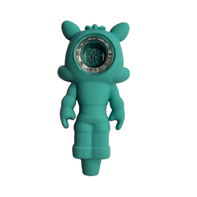 TOXIC TEDDY SILICONE PIPE-CB14