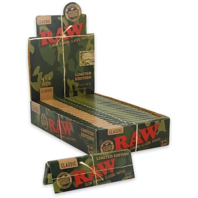 RAW RAW CAMO LIMITED EDITION ROLLING PAPER 1-1/4