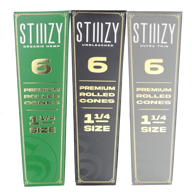 STIIIZY STIIIZY PREMIUM ROLLED CONE 1-1/4(6 PACK)