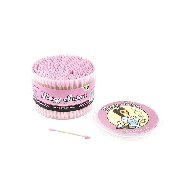BLAZY SUSAN BLAZY SUSAN PINK COTTON BUDS-BLAZY9