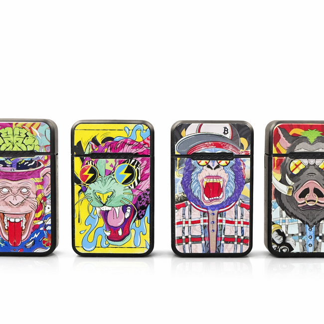 TECHNO TECHNO TORCH FLIP TOP LIGHTER-TTNFT2