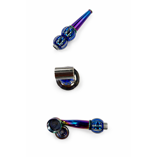 METAL PIPE MULTI COLOUR WITH BLUE -YD158