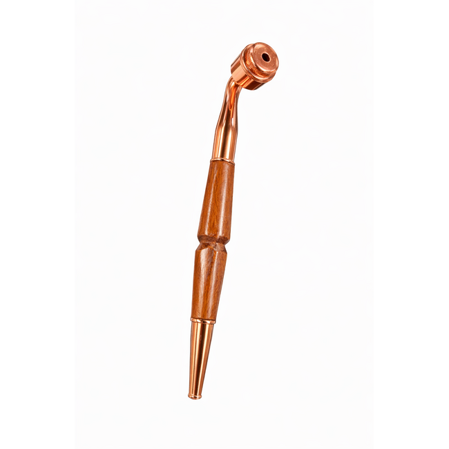 CLASSIC WOOD HANDLE METAL PIPE-YD070