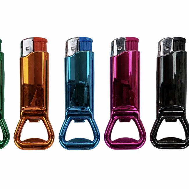 TECHNO TECHNO BOTTLE OPENER METALLIC  LIGHTER-TECHBOT