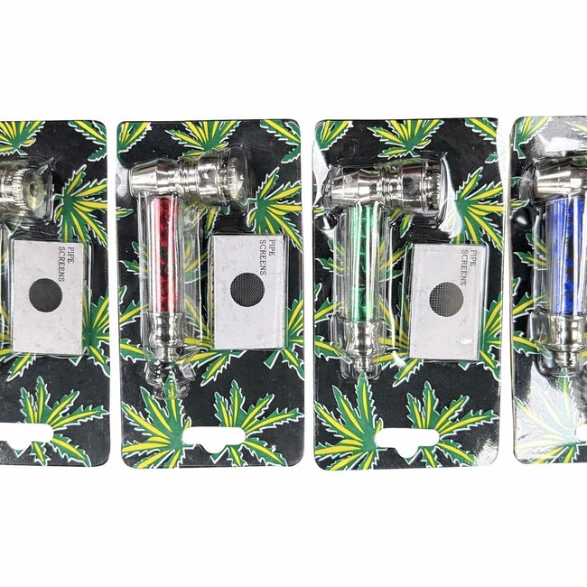 LEAF GLOW POCKET METAL PIPE