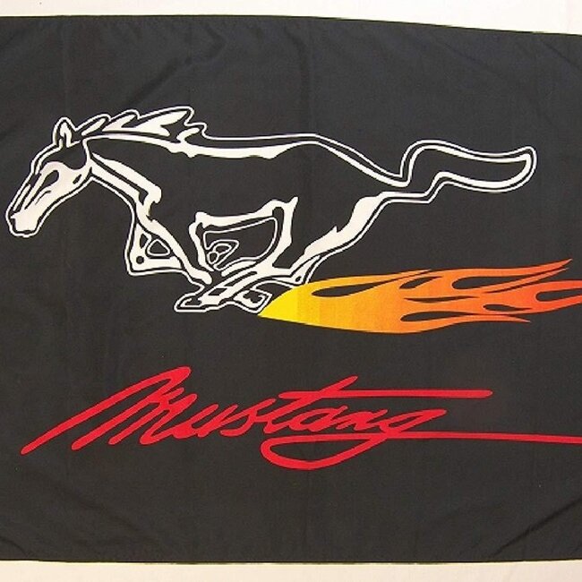 MUSTANG FLAG