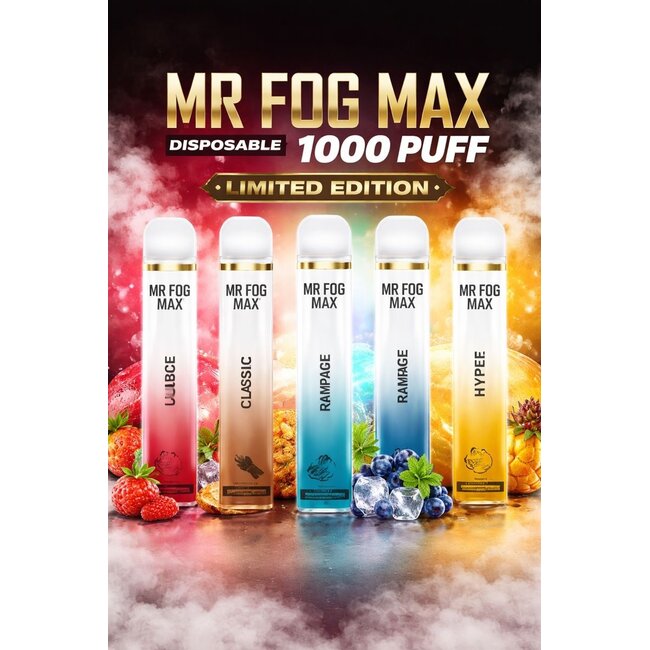MR FOG MR FOG MAX DISPOSABLE 1000 PUFF LIMITED EDITION