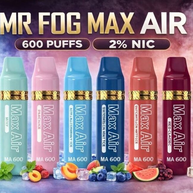 MR FOG MR FOG MAX AIR 600 PUFFS
