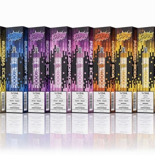 KAPOW KAPOW DISPOSIBLE VAPE PEN 4000 PUFFS