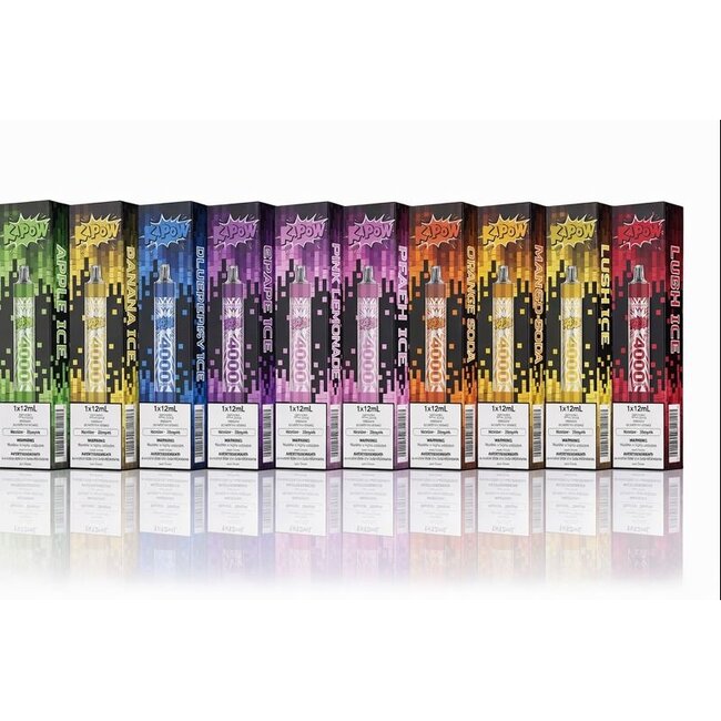 KAPOW KAPOW DISPOSIBLE VAPE PEN 4000 PUFFS